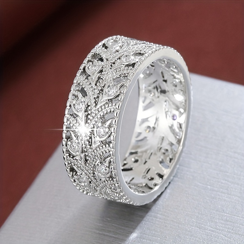 Palace Style Zirconia Ring for Women